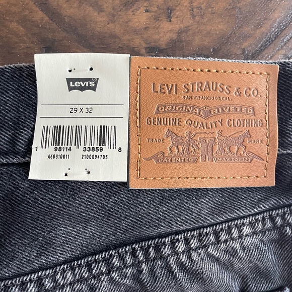 NWT Levi's Women's Ribcage Wide Leg Jeans - Black 29x32 - Picture 7 of 7